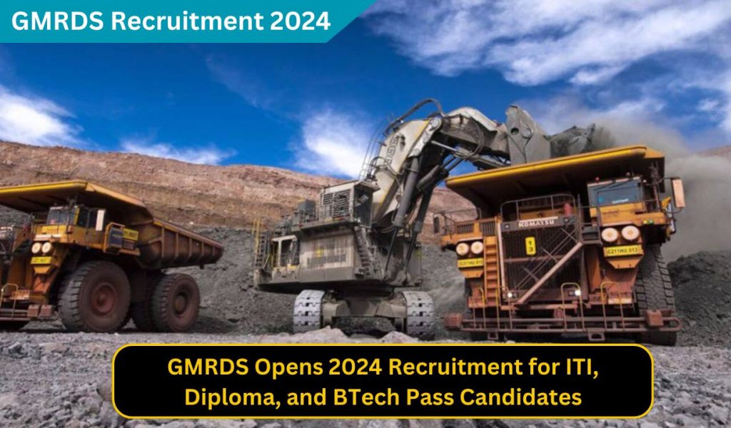 GMRDS Opens 2024 Recruitment for ITI, Diploma, and BTech Pass Candidates